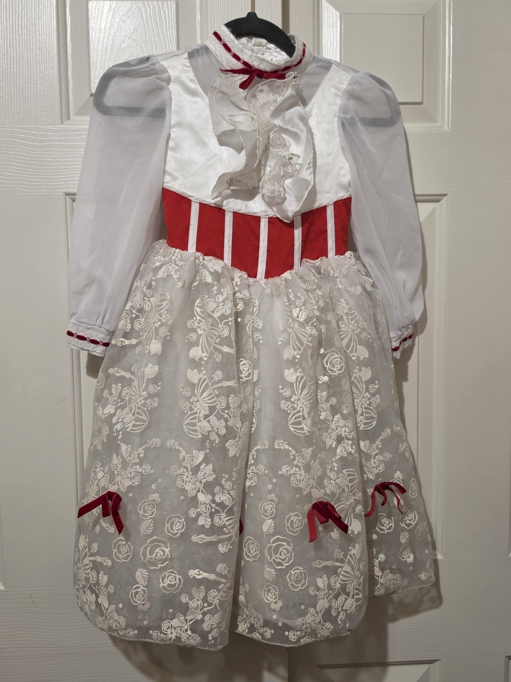 Disney Mary Poppins Jolly Holiday costume Size 5/6 Missing Hat